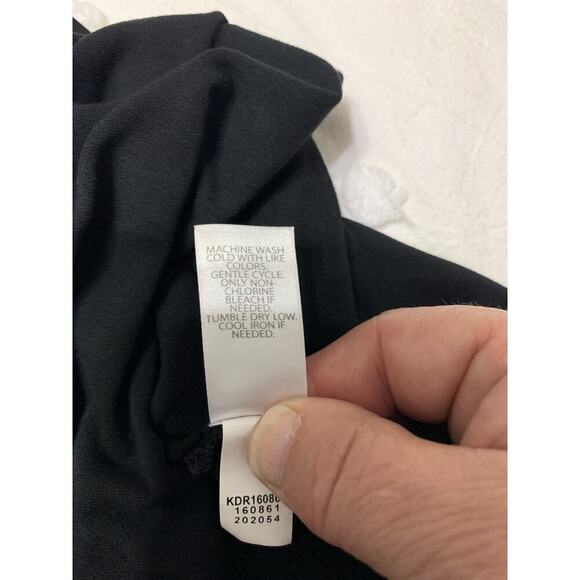 J Jill Wearever Dress Womens Large Black Stretch Knit Maxi Sleeveless Pullover - Picture 10 of 10